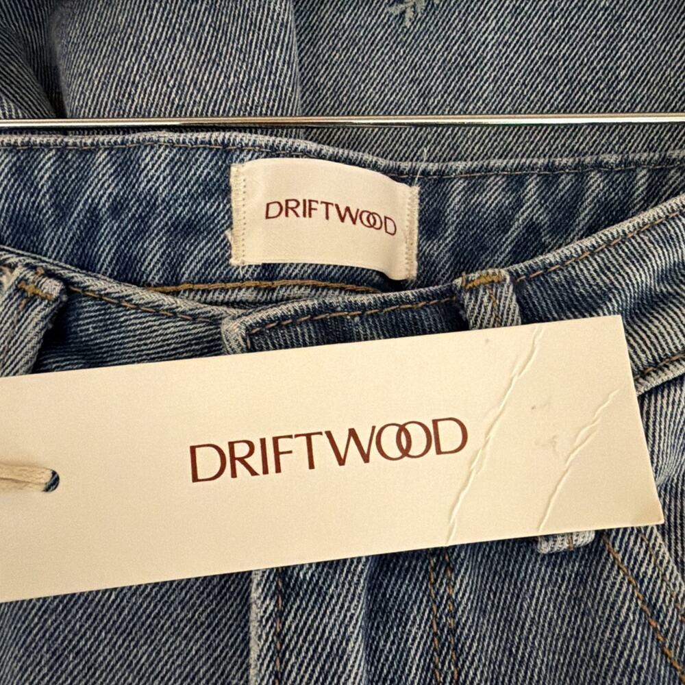 NWT Drifwood Light Washed Blue Floral Embroidered Jeans Womens 25 #0773 - Picture 5 of 5